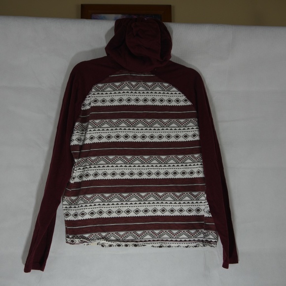 Free Planet Women's Maroon Pullover Hoodie - Picture 5 of 5